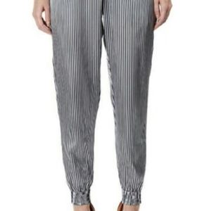 American Apparel metallic striped harem pant